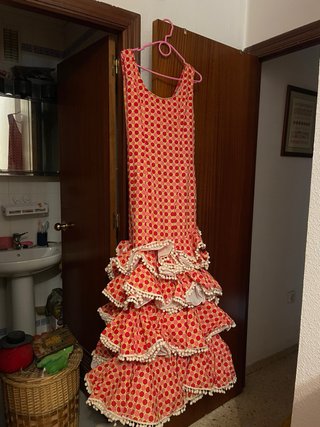 Traje de flamenca con volantes