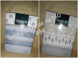 Confezione da 2 set di lenzuola 160
