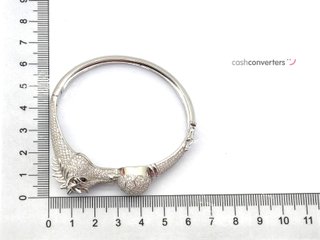 esclava plata 925mm con piedra con circonita
