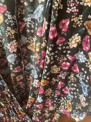 Mono corto Stradivarius floral XS