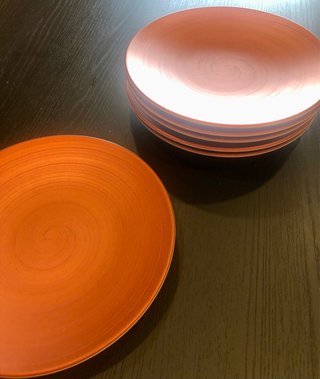 Plato postre Villeroy & Boch naranja