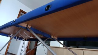 Camilla plegable de fisioterapia y masaje