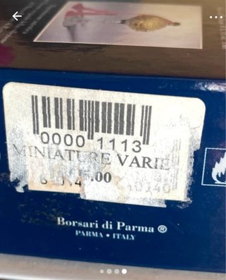 Miniatura Profumo Arte di Borsari Violetta