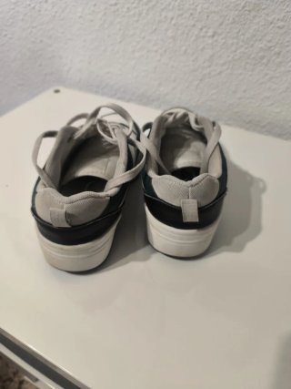 Sneakers sportive per bambini verde e bianco