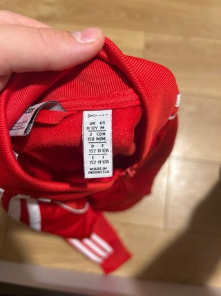 Chaqueta Adidas Originals Roja 11-12 años