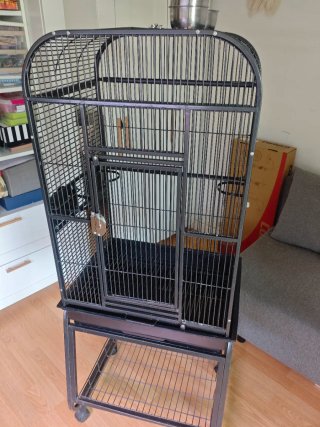 Jaula para loros grande
