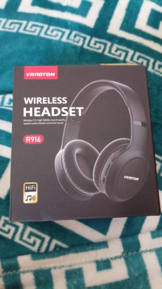 Auriculares Vanotom Inalámbricos Negros