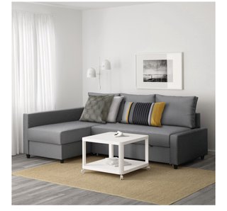 Sofá cama chaise longue gris 3 plazas