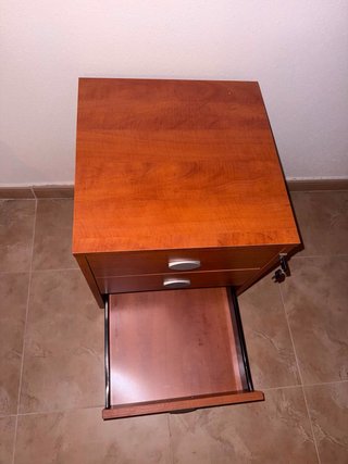 Cajonera con ruedas y cierre