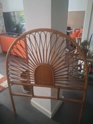Cabeceros cama 90 de ratan