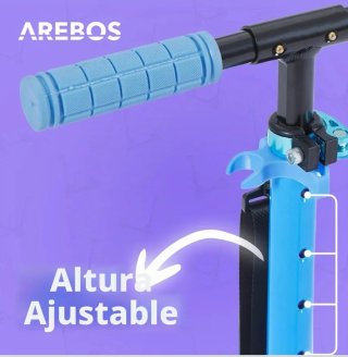 Patinete Arebos City Scooter Azul