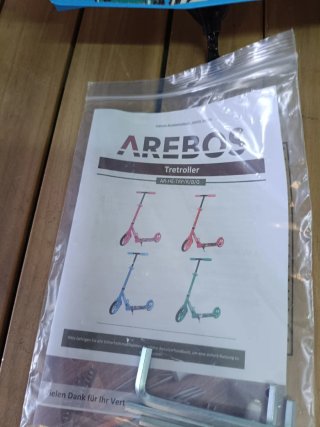 Patinete Arebos City Scooter Azul