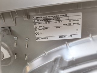 Lavadora Bosch Serie 6 Avantixx 8kg