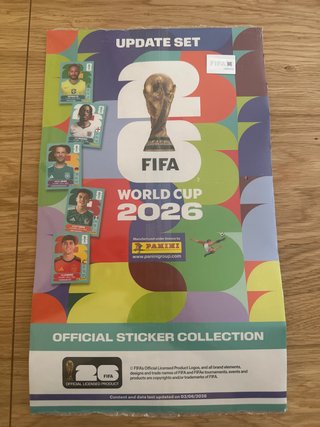 Set aggiornamento figurine Coppa del Mondo FIFA 2026 Panini
