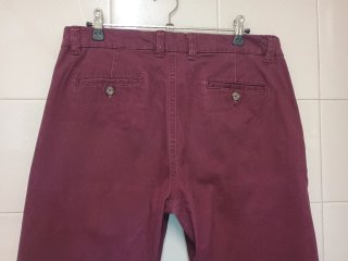 Pantalón chino NPO CITY burdeos