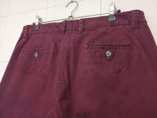 Pantalón chino NPO CITY burdeos