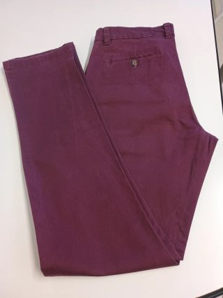 Pantalón chino NPO CITY burdeos