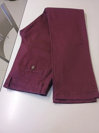 Pantalón chino NPO CITY burdeos