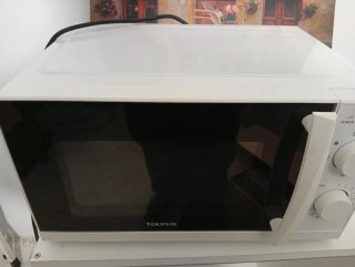 Microondas con accesorios