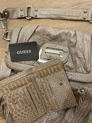 Borsa Guess Vintage Pelle Donna con portafoglio