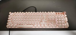 Teclado gaming rosa
