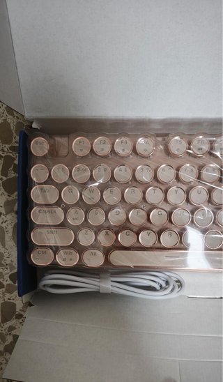 Teclado gaming rosa