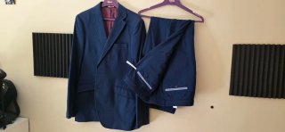 Traje El Ganso Azul Chaqueta y Pantalón