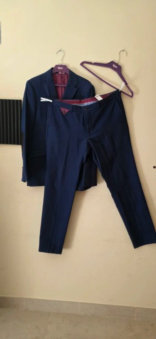 Traje El Ganso Azul Chaqueta y Pantalón
