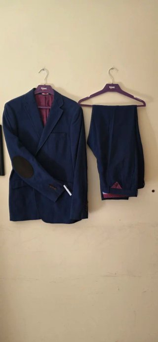 Traje El Ganso Azul Chaqueta y Pantalón