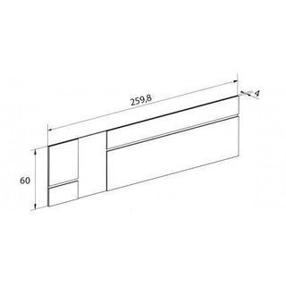 Dormitorio moderno mod. Cabra