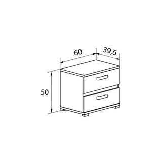 Dormitorio moderno mod. Cabra