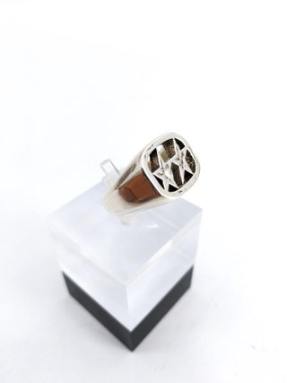 Anillo Two Jeys Doble Estrella Talla 20
