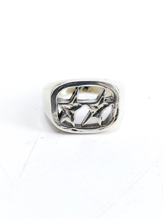 Anillo Two Jeys Doble Estrella Talla 20