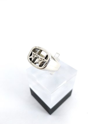 Anillo Two Jeys Doble Estrella Talla 20