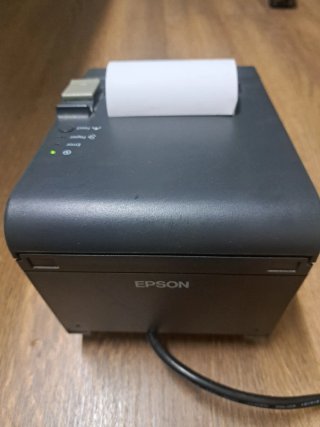 Impresora de Tickets Epson Negra