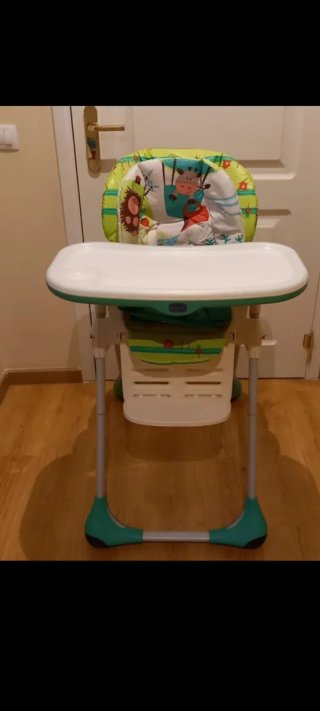 Trona infantil con cojín estampado