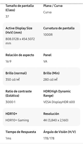 Monitor Samsung Odyssey G7 Curvo