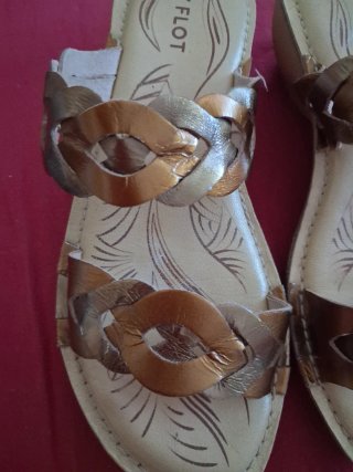 Sandali Ciabatte Fly Flot N.35 Bronzo