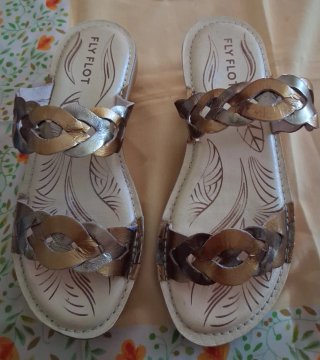 Sandali Ciabatte Fly Flot N.35 Bronzo