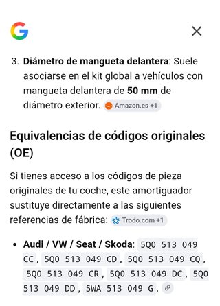 Amortiguadores Bilstein VAG Traseros