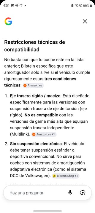 Amortiguadores Bilstein VAG Traseros