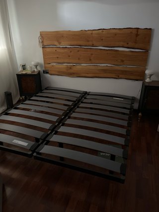 Mueble TV madera claro con cajones