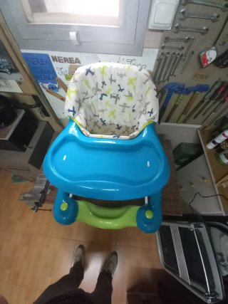 Andador Tacatac azul y verde