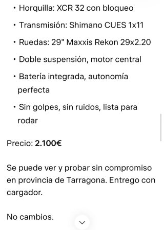 Megamo Ridon 504 E-Bike Doble Suspensión