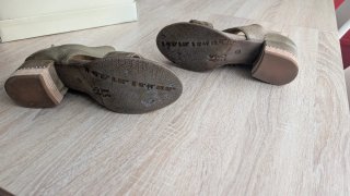 Sandalias A.S.98 Talla 39 Beige/Marrón