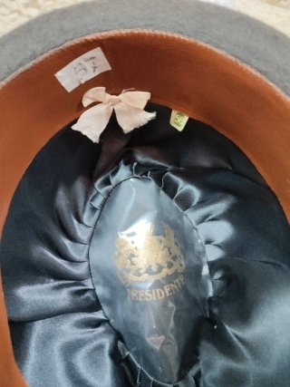 Cappello vintage Presidente grigio scuro