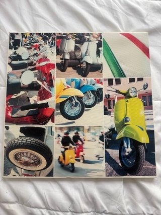 Cuadro Lienzo Motos Vespa