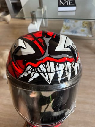 Casco HJC RPHA 12 mitad Spider-Man / Venom