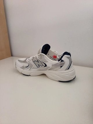 New Balance 530 Plata/Blanco/azul