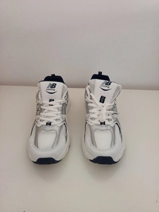 New Balance 530 Plata/Blanco/azul